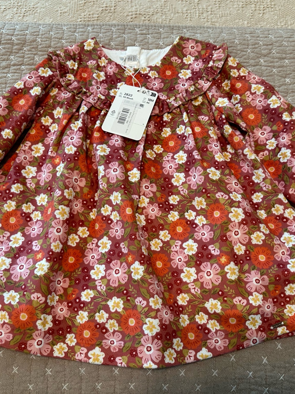 Mayoral Floral Dress 18M NWT